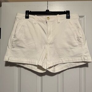 American Eagle Outfitters White Chino Shorts 12